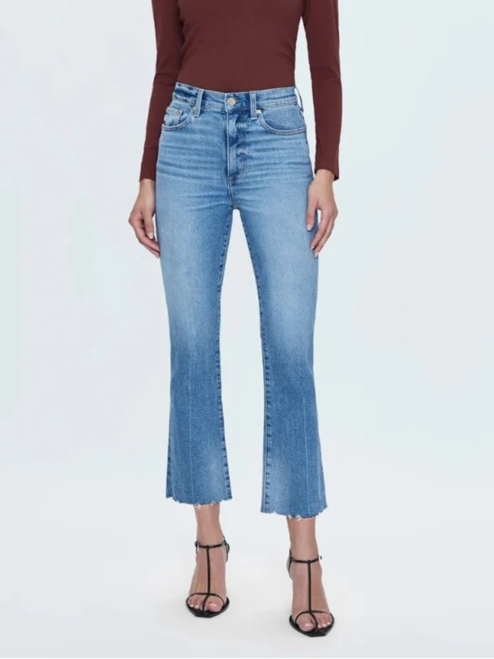Pistola Lennon High Rise Crop Bootcut Jean in the City D wash Women’s 30